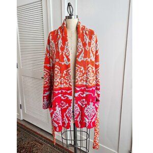 BCBGMAXAZRIA Orange Knit Cardigan in size XS